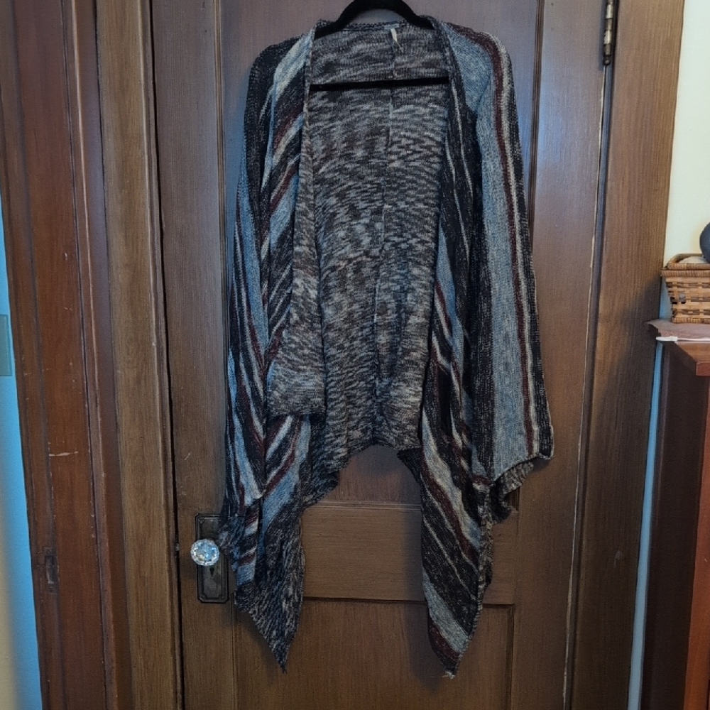 Women's Multicolor Open Front Sweater - Free People